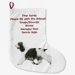 Engelse Cocker Spaniel Grote Kerstsok