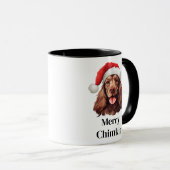 Engelse Cocker Spaniel hond kerstmannenhoed Kerstm Mok (Voorkant rechts)