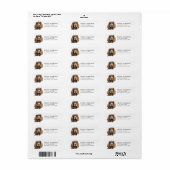 Engelse Cocker Spaniel Hond Retouradres Labels (Full Sheet)