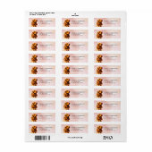 Engelse Cocker Spaniel Hond Retouradres Labels (Full Sheet)