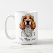Engelse Cocker Spaniel Hondenportret Koffiemok (Links)