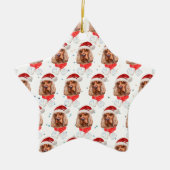 Engelse Cocker Spaniel Hondenras Kerstmis Keramisch Ornament (Voorkant)