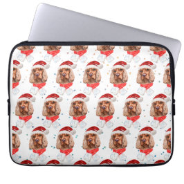 Engelse Cocker Spaniel Hondenras Kerstmis Laptop Sleeve