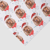 Engelse Cocker Spaniel Hondenras Kerstmis Tissuepapier (Detail)