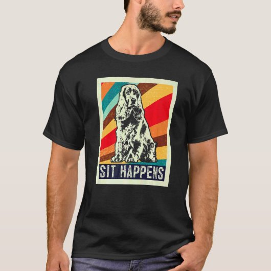 Engelse Cocker Spaniel Hondenras T-shirt (Voorkant)
