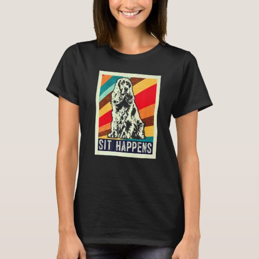 Engelse Cocker Spaniel Hondenras T-shirt (Voorkant)