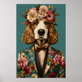 Engelse Cocker Spaniel in Pak Poster, Cocker Poster
