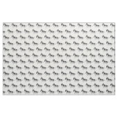 Engelse Cocker Spaniel in zwart-witpatroon Stof (Yard (91,4 cm))