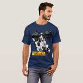 Engelse Cocker Spaniel Jumping T-shirt (Voorkant volledig)