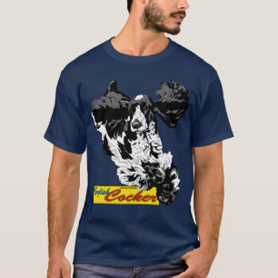 Engelse Cocker Spaniel Jumping T-shirt