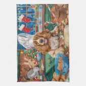 Engelse Cocker Spaniel Kerstbakken: Kerstmis Theedoek (Verticaal)