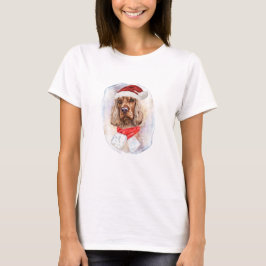 Engelse Cocker Spaniel Kerstcadeaus Voor Honden T-shirt