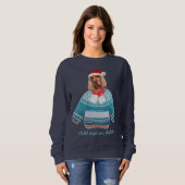 Engelse Cocker Spaniel Kerstmis Lelijke Kerst Hund Trui (Voorkant volledig)