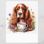 Engelse Cocker Spaniel kwijt, flyer gevonden (Achterkant)