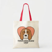 Engelse Cocker Spaniel Lover Tote Bag (Voorkant)
