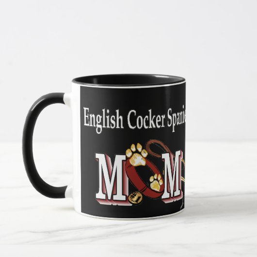 engelse cocker spaniel mam giften mok (Links)