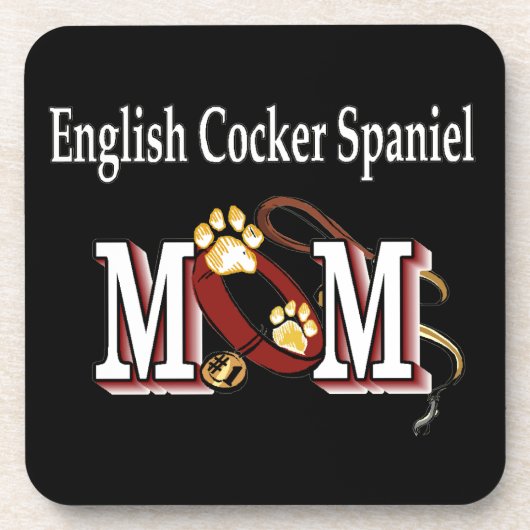 Engelse Cocker Spaniel Mam Gifts Bier Onderzetter (Voorkant)