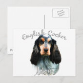Engelse Cocker Spaniel Moeder 2 Briefkaart (Voorkant / Achterkant)