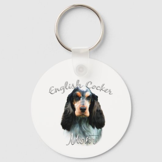 Engelse Cocker Spaniel Moeder 2 Sleutelhanger (Voorkant)