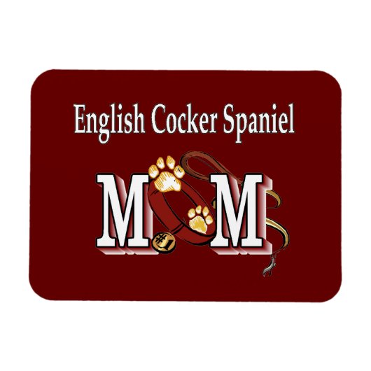Engelse Cocker Spaniel Moeder Cadeaus Magneet (Horizontaal)