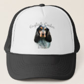 Engelse Cocker Spaniel Pa 2 Trucker Pet (Voorkant)
