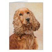 Engelse Cocker Spaniel Paining - Originele Dog Art (Voorkant)