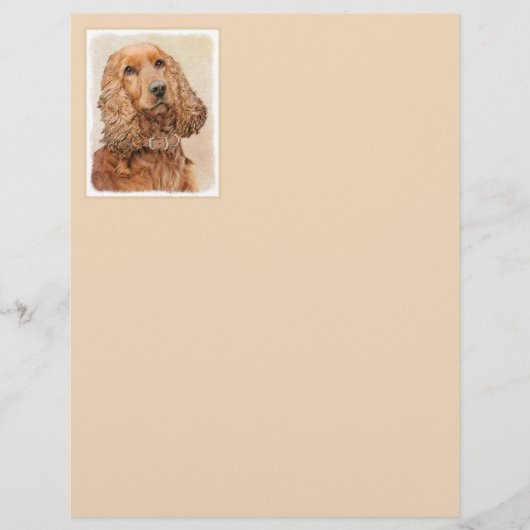 Engelse Cocker Spaniel Paining - Originele Dog Art (Voorkant)