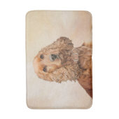 Engelse Cocker Spaniel Paining - Originele Dog Art Badmat (Voorkant Verticaal)