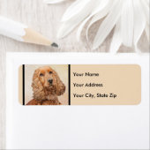 Engelse Cocker Spaniel Paining - Originele Dog Art Etiket (Insitu)