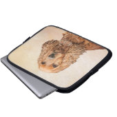 Engelse Cocker Spaniel Paining - Originele Dog Art Laptop Sleeve (Voorkant onderkant)