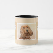 Engelse Cocker Spaniel Paining - Originele Dog Art Mok (Midden)