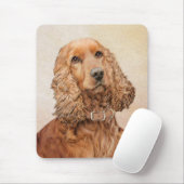 Engelse Cocker Spaniel Paining - Originele Dog Art Muismat (Met muis)