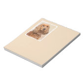 Engelse Cocker Spaniel Paining - Originele Dog Art Notitieblok (Linkerzijde)