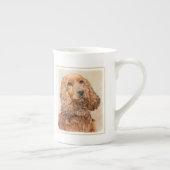 Engelse Cocker Spaniel Paining - Originele Dog Art Porselein Kop (Rechts)