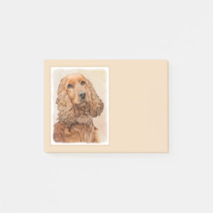 Engelse Cocker Spaniel Paining - Originele Dog Art Post-it® Notes