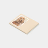 Engelse Cocker Spaniel Paining - Originele Dog Art Post-it® Notes (Schuin)