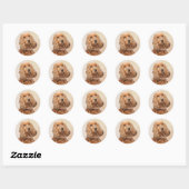 Engelse Cocker Spaniel Paining - Originele Dog Art Ronde Sticker (Vel)
