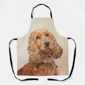 Engelse Cocker Spaniel Paining - Originele Dog Art Schort (Voorkant)
