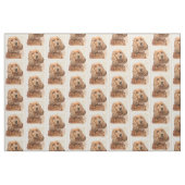 Engelse Cocker Spaniel Paining - Originele Dog Art Stof (Fat Quarter)