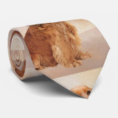 Engelse Cocker Spaniel Paining - Originele Dog Art Stropdas (Opgerold)
