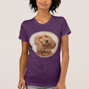 Engelse Cocker Spaniel Paining - Originele Dog Art T-shirt