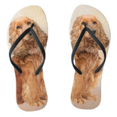 Engelse Cocker Spaniel Paining - Originele Dog Art Teenslippers (Voetbed)