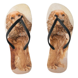 Engelse Cocker Spaniel Paining - Originele Dog Art Teenslippers