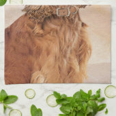 Engelse Cocker Spaniel Paining - Originele Dog Art Theedoek (Gevouwen)