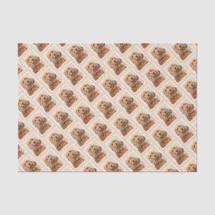 Engelse Cocker Spaniel Paining - Originele Dog Art Tissuepapier