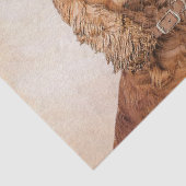 Engelse Cocker Spaniel Paining - Originele Dog Art Tissuepapier (Detail)