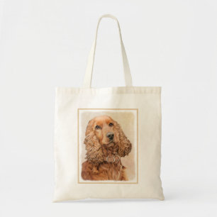 Engelse Cocker Spaniel Paining - Originele Dog Art Tote Bag