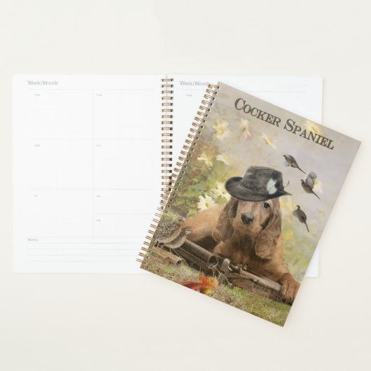 Engelse Cocker Spaniel Planner (Display)