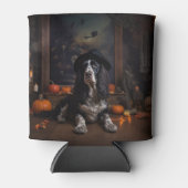 Engelse Cocker Spaniel Pompoenen Halloween Griezel Blikjeskoeler (Voorkant)