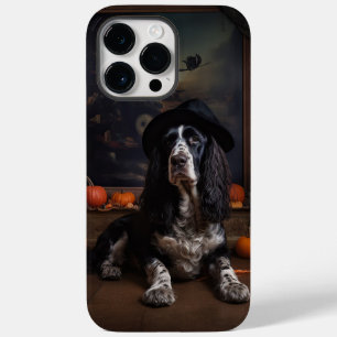 Engelse Cocker Spaniel Pompoenen Halloween Scary Case-Mate iPhone 14 Pro Max Hoesje